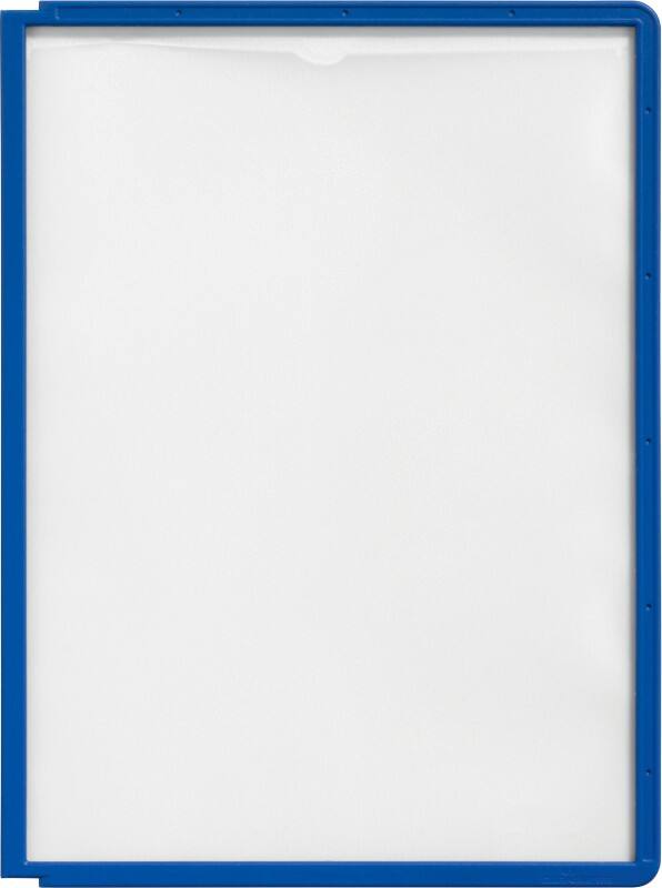 Présentoir DURABLE 5 Panneaux A4 PP (Polypropylène) Bleu foncé 5 Unités