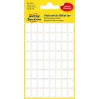 Avery 3041 Multifunctionele etiketten Wit 8 x 13 mm 384 stuks