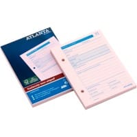 Registre de caisse dépenses (NL) Djois Atlanta A5406-034 Blanc A6 10,5 x 14,8 cm 100 feuilles