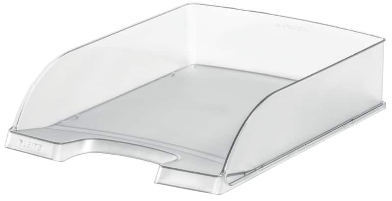 Corbeille à courrier Leitz Plus 5227 A4 Transparent givré 25,5 x 35,7 x 7 cm