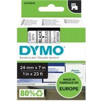 DYMO D1 Etiketteertapecassette S0720920 Zwartdruk op transparant