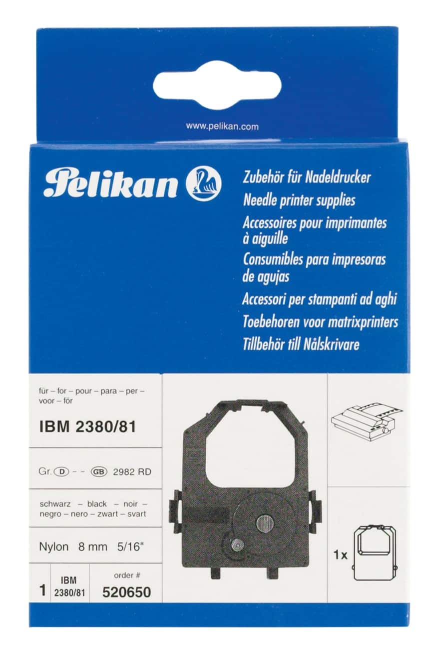 Pelikan Compatible voor IBM HDASR Zwart Printerlint 520650
