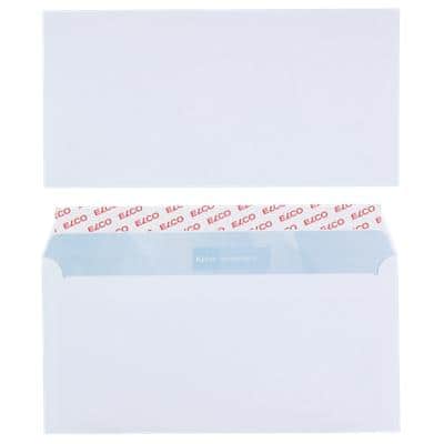 Enveloppes Elco Premium Sans fenêtre C6/5 229 (l) x 114 (h) mm Bande adhésive Blanc 100 g/m² 500 Unités