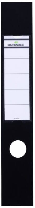 DURABLE ORDOFIX Rugetiketten Zwart 10 Stuks 6 x 39 cm