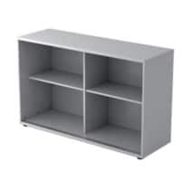 Armoire à portes coulissantes Hammerbacher Matrix Aggloméré, Résine de mélamine 1 Étagère 1200 x 400 x 748 mm Gris