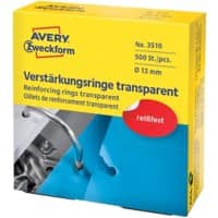 Œillet de renforcement AVERY Zweckform Economy 3510 Transparent 13 mm 500 Unités