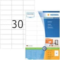 HERMA Multifunctionele etiketten 4612 Wit 70 x 29,7 mm 200 Vellen à 30 Etiketten