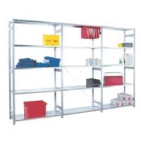 Rayonnage ARNO SPACE Acier galvanisé 1000 x 388 x 2000 mm Argenté