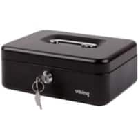 Office Depot Geldkist met sleutelslot 204 x 150 X 74mm Zwart
