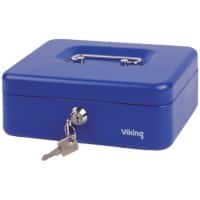 Office Depot Geldkist met sleutelslot 204 x 150 X 74mm Blauw