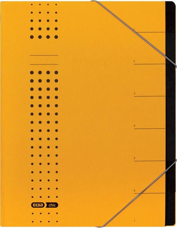 Dossier de classement ELBA Chic A4 Jaune Carton 25 x 1,2 x 31,5 cm