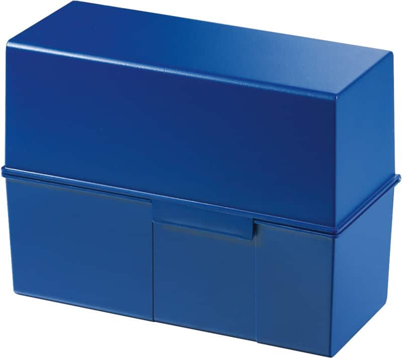 HAN 975-14 Systeemkaartenbak Blauw A5 300 kaarten Plastic 22,8 x 10,2 x 7,1 cm