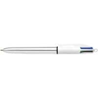 Stylo-bille BIC 4 Colours Shine Bleu, noir, rouge, vert Moyenne 0,4 mm Rechargeable