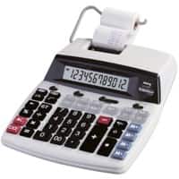 Office Depot Printrekenmachine met telrol AT-2100 12-cijferige display Zwart, rood