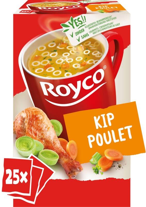 Soupe instantanée Royco Poulet Classique 25 Unités de 30 g