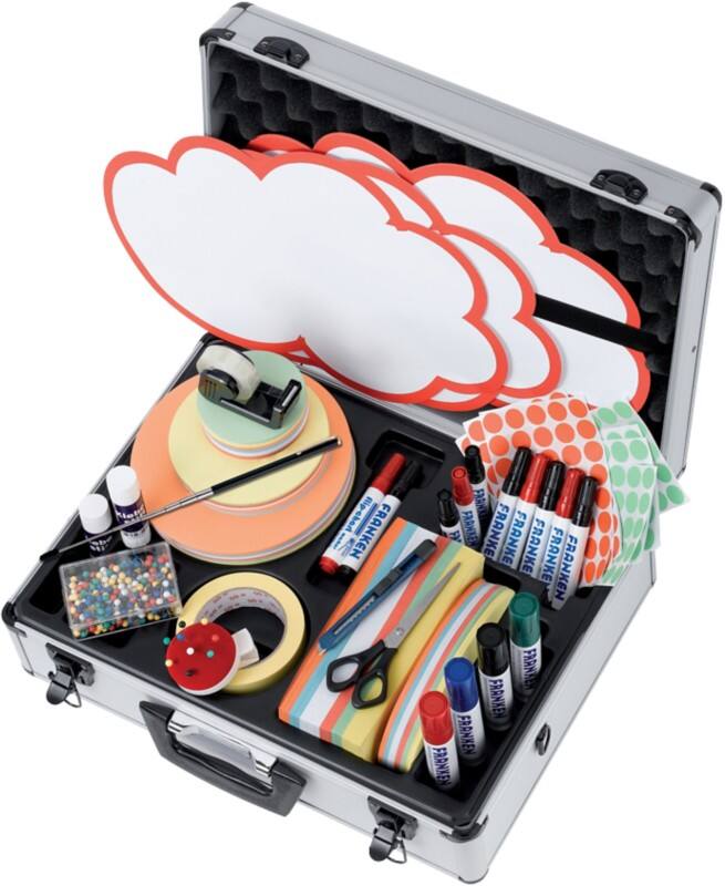 Mallette de modération Franken Profi 48 x 16 cm Aluminium Argenté 2566 Unités