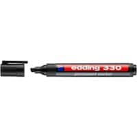 edding 330 Permanent marker Breed Beitelpunt 5 mm Zwart Navulbaar