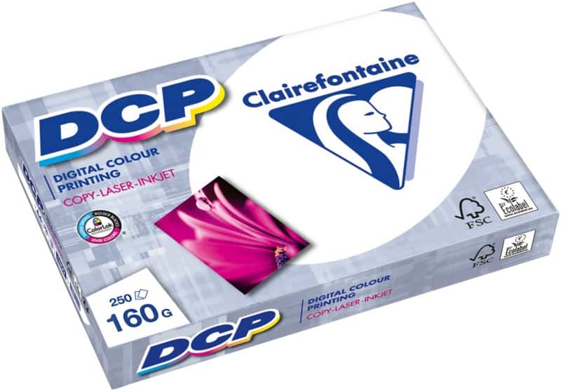 Clairefontaine A4 Kopieerpapier Wit 160 g/m² Satijn 250 Vellen