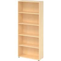 Armoire de classement Hammerbacher Matrix Aggloméré, Résine de mélamine 4 Étagères 800 x 330 x 1880 mm Brun Érable