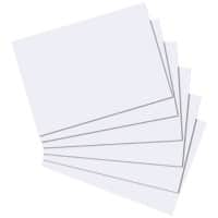 herlitz Indexkaarten Wit A4 Blanco Karton 29,7 x 21 cm 100 Stuks