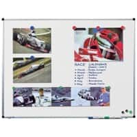 Tableau blanc Legamaster Premium Plus Montage mural Magnétique Émail Simple face 180 (L) x 90 (H) cm