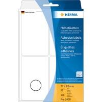 Étiquettes universelles HERMA 2490 Blanc Rectangulaires 128 Étiquettes par paquet 2490
