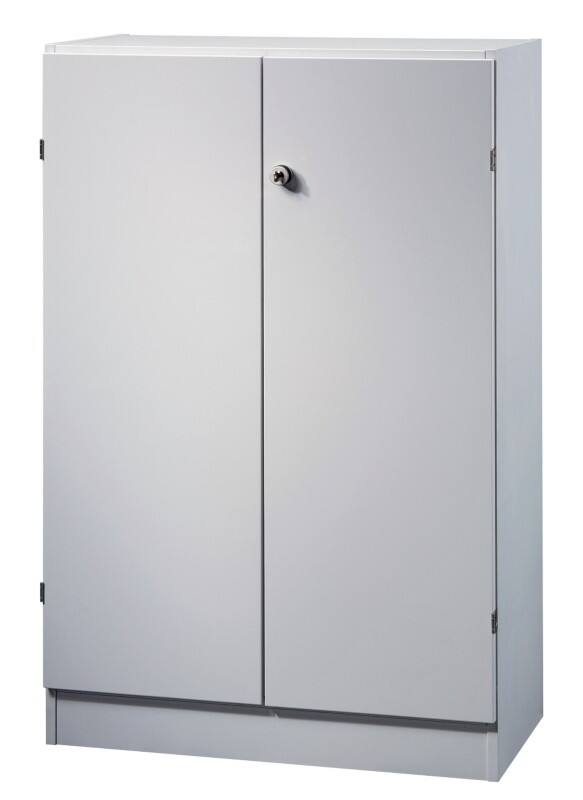 Armoire de classement Hammerbacher Matrix Aggloméré, MDF (Fibres de moyenne densité) 2 Étagères Verrouillable 800 x 420 x 1270 mm Gris