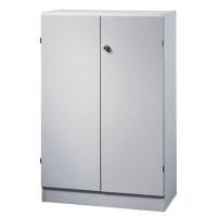Armoire de classement Hammerbacher Matrix Aggloméré, MDF (Fibres de moyenne densité) 2 Étagères Verrouillable 800 x 420 x 1270 mm Gris