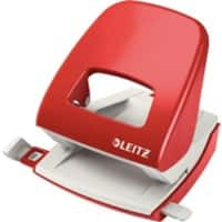 Leitz NeXXt Metalen Perforator 5008 2-gaats 30 Vel Rood