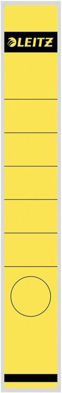 Leitz Ordnerrugetiketten A4 Geel 10 Stuks 3,9 x 28,5 cm
