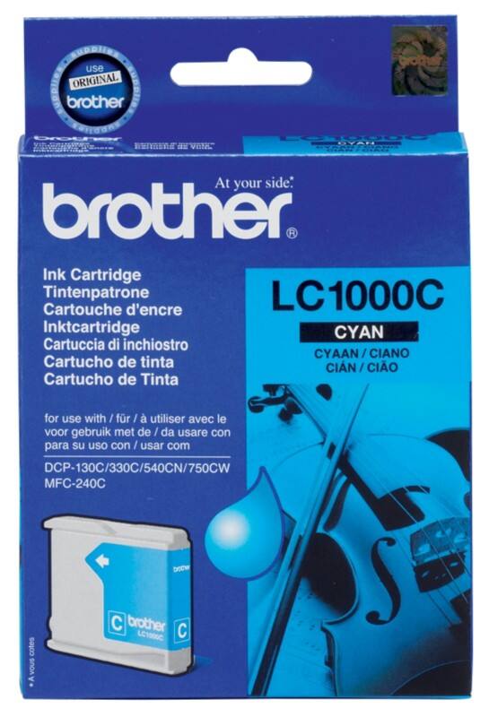 Brother LC1000C Origineel Inktcartridge Cyaan