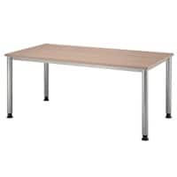 Bureau Hammerbacher Matrix Rectangulaire Noyer 1600 x 800 x 760 x 680 - 760 mm