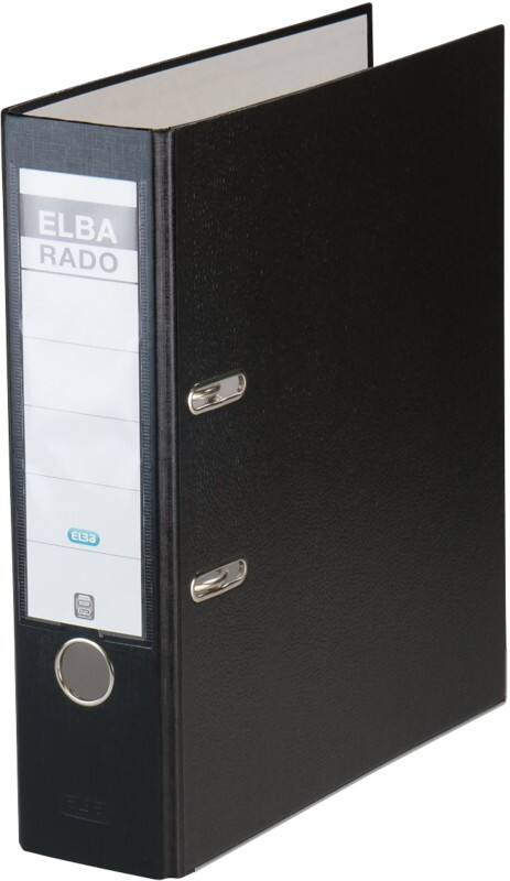 ELBA Rado Brilliant Breed Ordner A4 80 mm Zwart 2 Ringen Kunststof