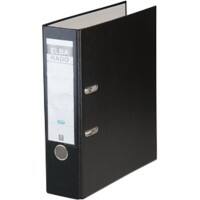 ELBA Rado klasseur A4 80 mm zwart 2 ringen Rado Star karton, polypropyleen mat