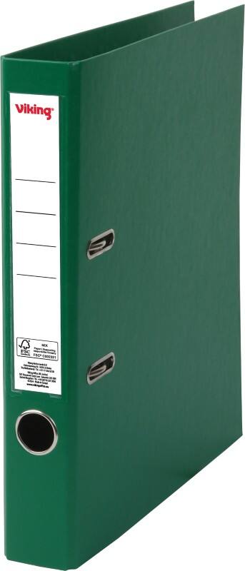 Viking Smal Ordner A4 50 mm Donkergroen 2 Ringen Kunststof Mat Staand