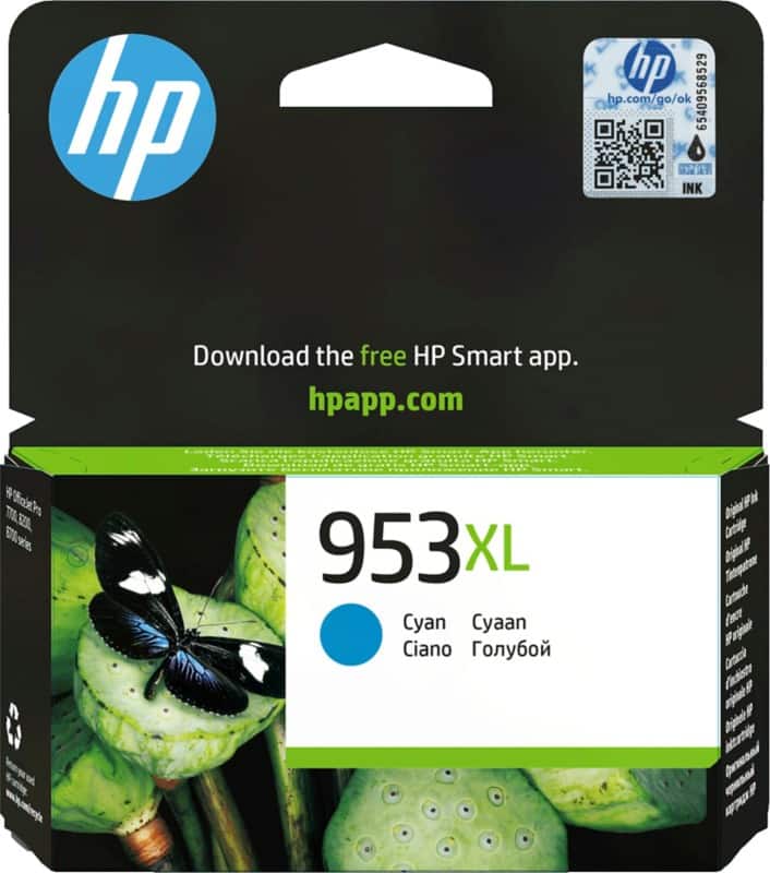 HP 953XL originele inktcartridge F6U16AE cyaan