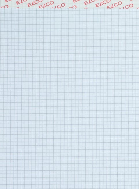 Bloc-notes Elco A5 Quadrillé Collé Blanc Perforé 200 Pages 10 Unités de 100 Feuilles