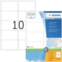 HERMA Premium Adresetiketten 4268 Zelfklevend A4 Wit 99,1 x 57 mm 100 Vellen à 10 Etiketten