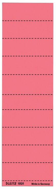 Leitz Ruiterstrook Karton Rood 6 x 2,1 cm Alpha 100 Stuks 