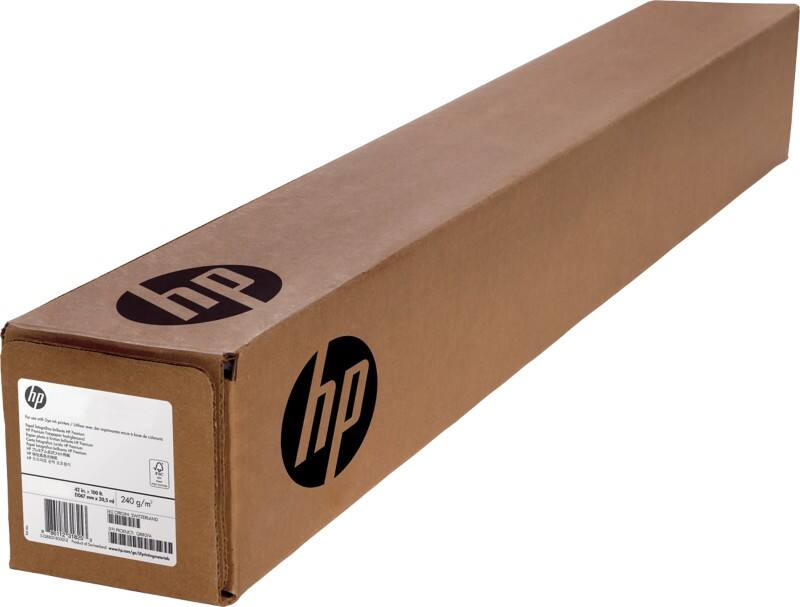 HP Inkjet Mat Printerrol 91,4 cm x 30,5 m 130 g/m² Wit