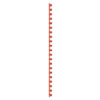 GBC Plastic inbindruggen COMBBIND SPINE 21R 10MM RED A4 10 mm Rood 100 Stuks