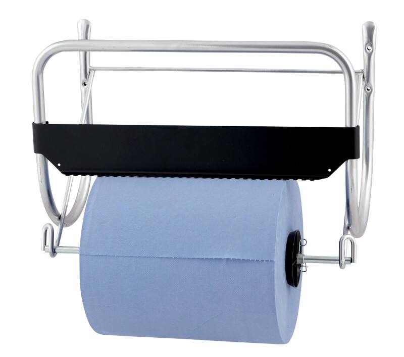 MediQo-line 7000378 Handdoekroldispenser Staal Niet afsluitbaar Manueel Zilver