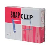 Djois SnapClip Archiefclips Petrolblauw, wit 20,1 x 6,3 cm 50 Stuks