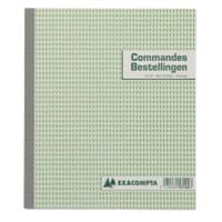 Carnet de commandes autocopiant Exacompta 53104X Bilingue NL/FR Blanc, vert 18 x 21 cm 25 feuilles