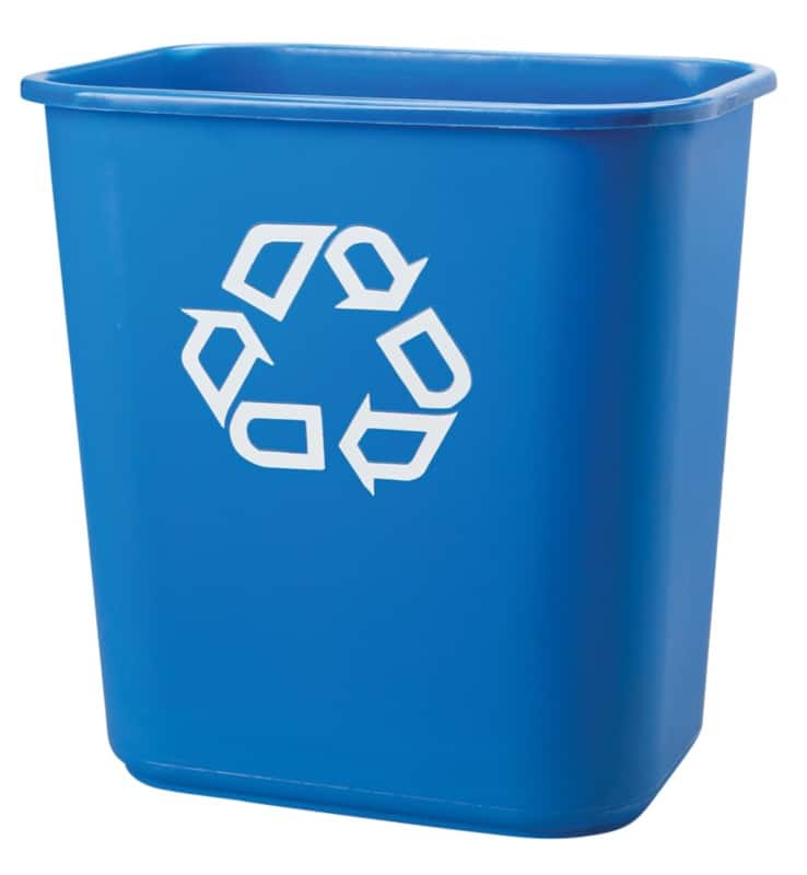 Poubelle Rubbermaid FG295673 27 l Bleu