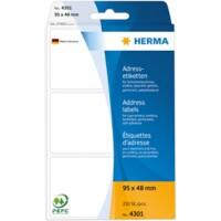 Étiquettes d'adresse HERMA 4301 Blanc 250  de  Étiquettes 250  de  Étiquettes