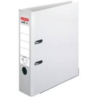 herlitz maX.file protect Classeur A4 80 mm Wit 2 ringen 5480710 Karton, PP (Polypropeen) Reliëf Staand