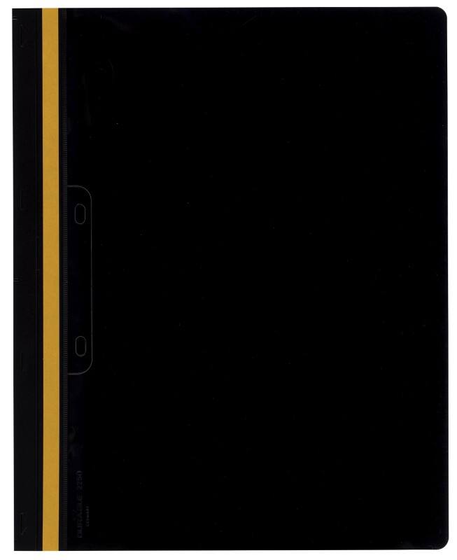 DURABLE Snelhechters 225001 A4 Zwart Polyvinyl Chloride (PVC) 25 x 0,6 x 30,6 cm