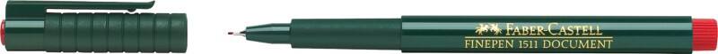 Faber-Castell Finepen Fineliner 0,4 mm Naaldpunt Rood 1511