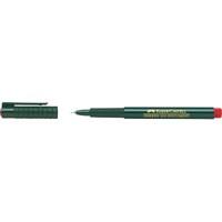Stylo-feutre Faber-Castell Finepen 0,4 mm Aiguille Rouge 1511